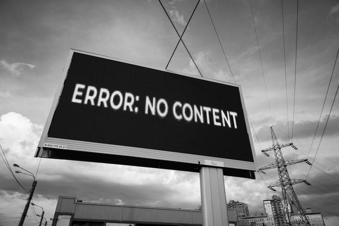 Photo internet outage